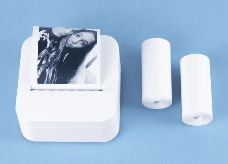 Print Pocket with two paper rolls